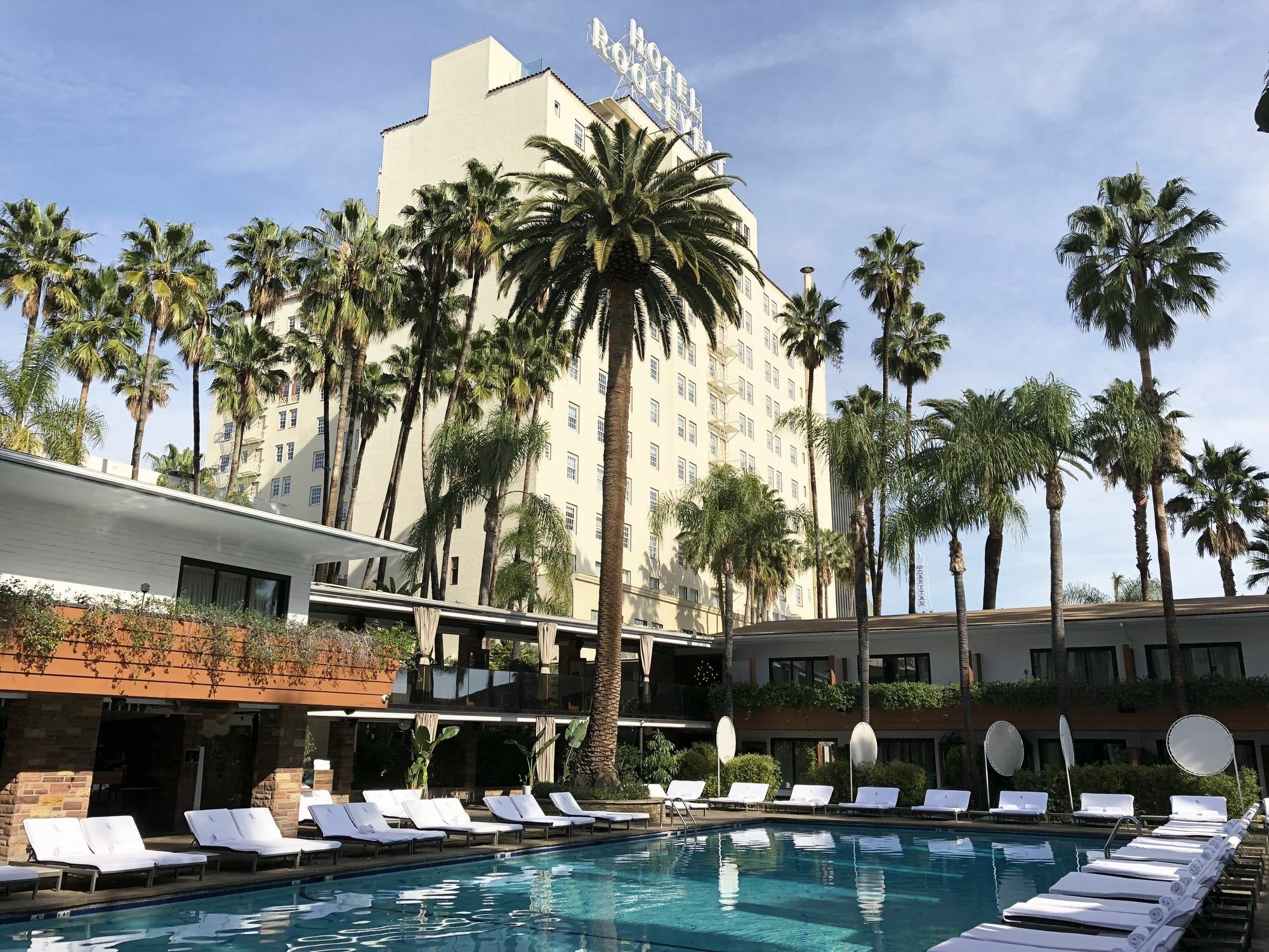 The Hollywood Roosevelt Hotell Los Angeles Exteriör bild